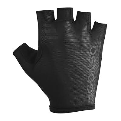 Gonso cykelhandskar korta, halkfria halvfinger-handskar, ergonomisk tryckstoppning Gonso cykelhandskar korta, halkfria halvfinger-handskar, ergonomisk tryckstoppning