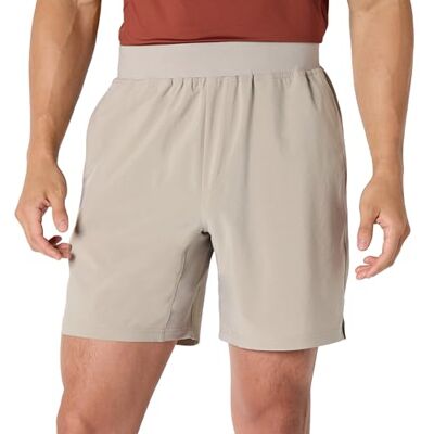 Amazon Essentials atletisk prestanda för män stretch vävd löpning träning 17,78 cm träningsshorts, brungrå, XX-Large Amazon Essentials atletisk prestanda för män stretch vävd löpning träning 17,78 cm träningsshorts, brungrå, XX-Large