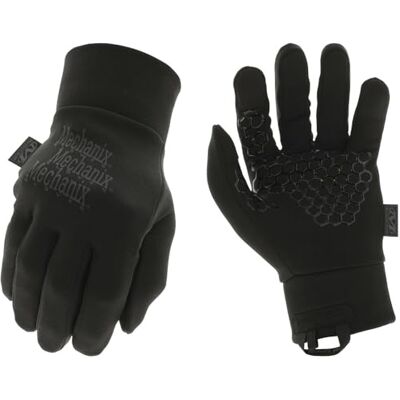 Mechanix Wear ColdWork Base Layer Winter Work Gloves SoftShell Micro-Fleece Glove Liner Secure Grip Touchscreen Compatible Machine Washable X-Large Covert Black Mechanix Wear ColdWork Base Layer Winter Work Gloves SoftShell Micro-Fleece Glove Liner Secure Grip Touchscreen Compatible Machine Washable X-Large Covert Black
