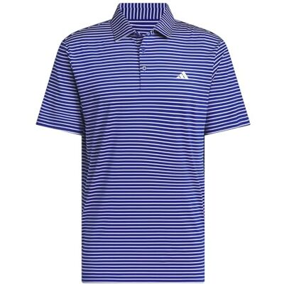adidas herr Performance Two-Color Stripe Polo Shirt, collegiate royal/white, S adidas herr Performance Two-Color Stripe Polo Shirt, collegiate royal/white, S