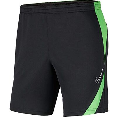 NIKE barnakademi Pro stickad kort Kp Anthracite/Green Strike/(White) S NIKE barnakademi Pro stickad kort Kp Anthracite/Green Strike/(White) S