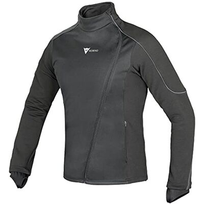 Dainese -D-MANTLE FLEECE WS, svart/antracit, storlek S Dainese -D-MANTLE FLEECE WS, svart/antracit, storlek S