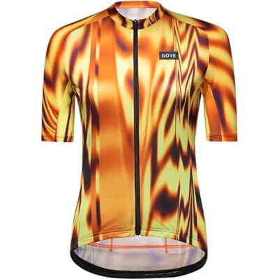 GORE WEAR Spirit Paint Jerseys, Tröjor dam, Fireball/Black, 40 GORE WEAR Spirit Paint Jerseys, Tröjor dam, Fireball/Black, 40