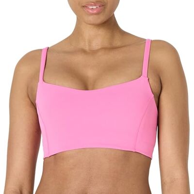 Amazon Essentials kvinnors aktiv FormFlex Buttery mjukt ljus support älskling hals yoga sport BH, Flamingorosa, XXL Amazon Essentials kvinnors aktiv FormFlex Buttery mjukt ljus support älskling hals yoga sport BH, Flamingorosa, XXL