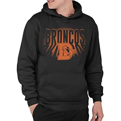 Junk Food unisex NFL team spotlight huvtröja tröja med huva, Denver Broncos – svart, XXL Junk Food unisex NFL team spotlight huvtröja tröja med huva, Denver Broncos – svart, XXL