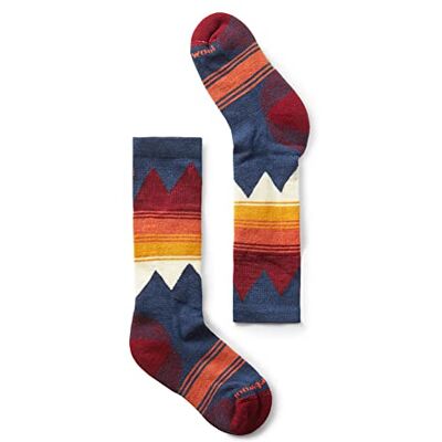 Smartwool Ski Light Cushion OTC Strumpor för barn, Alpine Blue, 26-28 Smartwool Ski Light Cushion OTC Strumpor för barn, Alpine Blue, 26-28