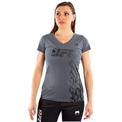 Venum UFC Authentic Fight Week kortärmad T-shirt för dam grå L Venum UFC Authentic Fight Week kortärmad T-shirt för dam grå L