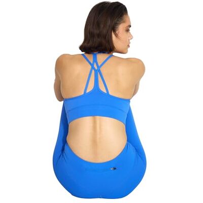 Carlheim Women's active wear Sports Bra X-Back, Victoria Blue, X-Large Carlheim Women's active wear Sports Bra X-Back, Victoria Blue, X-Large