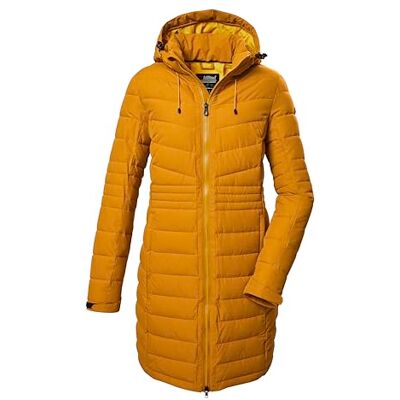 Killtec damkappa/funktionell kappa i dunlook med avtagbar huva KOW 96 WMN QLTD CT, mörk senap, 46, 41812-000 Killtec damkappa/funktionell kappa i dunlook med avtagbar huva KOW 96 WMN QLTD CT, mörk senap, 46, 41812-000