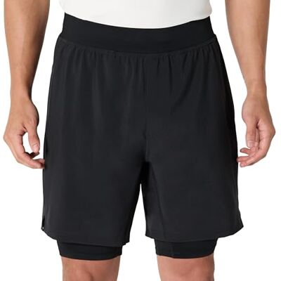 Amazon Essentials atletisk prestanda för män, stretchvävd löpning, träning, 17,78 cm träningsshorts med foder, svart, XX-Large Amazon Essentials atletisk prestanda för män, stretchvävd löpning, träning, 17,78 cm träningsshorts med foder, svart, XX-Large