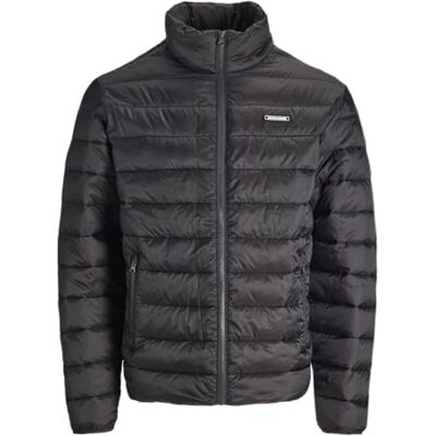 JACK & JONES Jjlouis Light Puffer Collar Jnr, svart, numeric_128 JACK & JONES Jjlouis Light Puffer Collar Jnr, svart, numeric_128