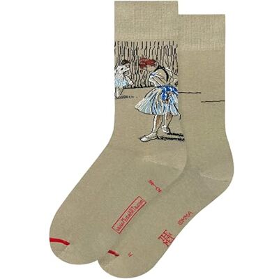 MuseARTa Unisex Edgar Degas strumpor, Beige, 36-40 MuseARTa Unisex Edgar Degas strumpor, Beige, 36-40