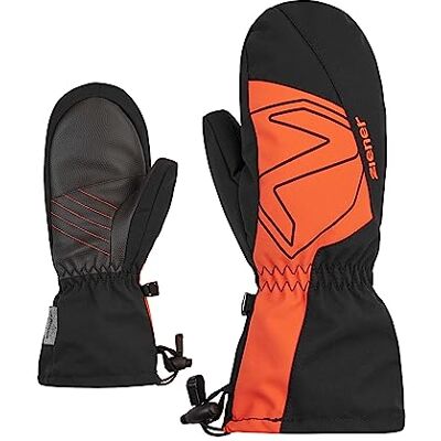 Ziener Lavalino skidvantar/vintersport för barn vattentät, extra varm, ull, svart. Burnt orange, 3,5 Ziener Lavalino skidvantar/vintersport för barn vattentät, extra varm, ull, svart. Burnt orange, 3,5