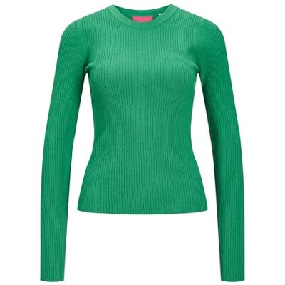 JJXX Jxjodi tight crew neck stickad, Medium grön, S JJXX Jxjodi tight crew neck stickad, Medium grön, S