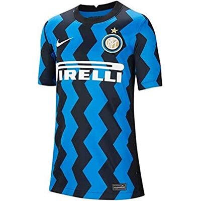 NIKE unisex barn Inter Y Nk BRT Stad JSY Ss Hm T-shirt NIKE unisex barn Inter Y Nk BRT Stad JSY Ss Hm T-shirt