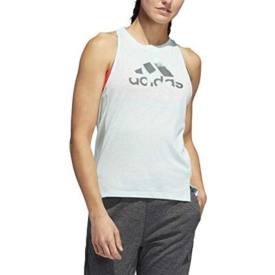 adidas Boxy Badge of Sports Tank-top – mint mörkgrå skjortor Mint S adidas Boxy Badge of Sports Tank-top – mint mörkgrå skjortor Mint S