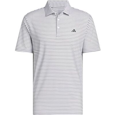 adidas herr Performance Two-Color Stripe Polo Shirt, white/black, XXL adidas herr Performance Two-Color Stripe Polo Shirt, white/black, XXL