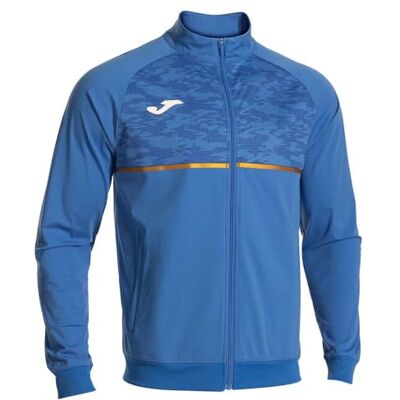 Joma Långärmad sportjacka för män, XS–3XL, andningsbar, med sidfickor, perfekt för löpning och träning, Record III Joma Långärmad sportjacka för män, XS–3XL, andningsbar, med sidfickor, perfekt för löpning och träning, Record III