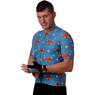 Hoopoe Running Apparel HOOPOE Jersey Blå Cykling, CykelT-shirt, Cykelskjortor för Män, Kvinna, Kortärm, Sommar, FoxBlue Plus Size (XS till XL) Hoopoe Running Apparel HOOPOE Jersey Blå Cykling, CykelT-shirt, Cykelskjortor för Män, Kvinna, Kortärm, Sommar, FoxBlue Plus Size (XS till XL)