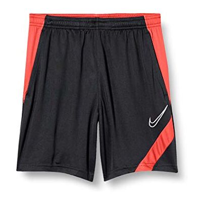 NIKE barns Academy Pro stickad kort Kp Anthracite/Bright Crimson/(White) S NIKE barns Academy Pro stickad kort Kp Anthracite/Bright Crimson/(White) S
