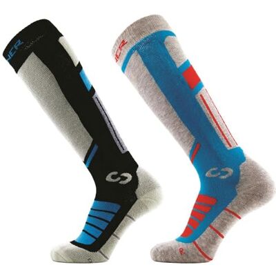 SINNER Strumpor märke modell PRO SOCKS II DOUBLE PACK SEA BLUE/BLACK 42-44 SINNER Strumpor märke modell PRO SOCKS II DOUBLE PACK SEA BLUE/BLACK 42-44