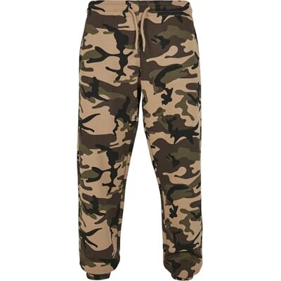 Urban Classics Mäns grundläggande camo sweatpants 2.15 fritidsbyxor, träkamouflage, XS Urban Classics Mäns grundläggande camo sweatpants 2.15 fritidsbyxor, träkamouflage, XS