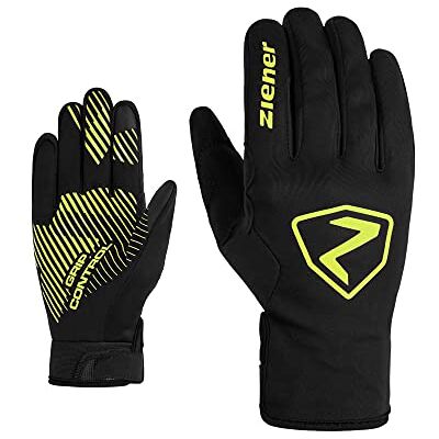 Ziener Unisex SMU 22-GTX INF 274 TOUCH cykelhandskar långfinger Gore-Tex Infinium, vadderade, andas, poison gul, 8,5 Ziener Unisex SMU 22-GTX INF 274 TOUCH cykelhandskar långfinger Gore-Tex Infinium, vadderade, andas, poison gul, 8,5