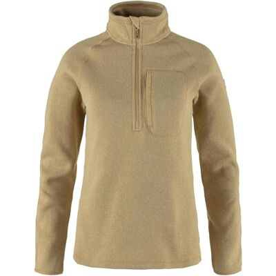 Fjällräven Fjallraven 87155-196 Övik fleece halv dragkedja W sweatshirt dam mörk beige storlek L Fjällräven Fjallraven 87155-196 Övik fleece halv dragkedja W sweatshirt dam mörk beige storlek L