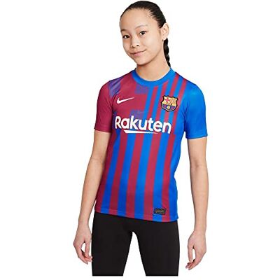 NIKE FC Barcelona, jersey för barn, säsong 2021/22, hemtröja NIKE FC Barcelona, jersey för barn, säsong 2021/22, hemtröja
