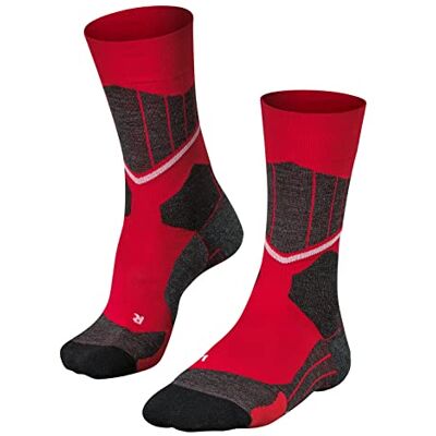 FALKE dam Skidstrumpor SC1 W So ull funktionsmaterial varm tjock 1 par, Röd Lipstick 8000, 39-40 FALKE dam Skidstrumpor SC1 W So ull funktionsmaterial varm tjock 1 par, Röd Lipstick 8000, 39-40