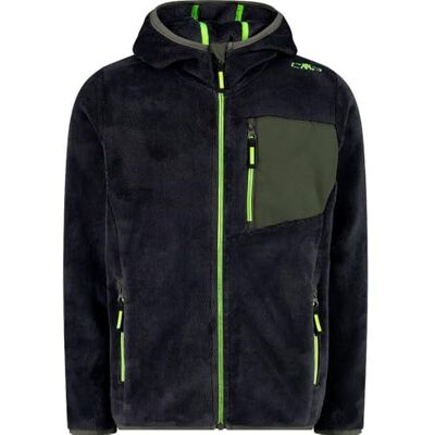 CMP Kid Jacket Fix Hood, antracit-Oliv, 104 CMP Kid Jacket Fix Hood, antracit-Oliv, 104