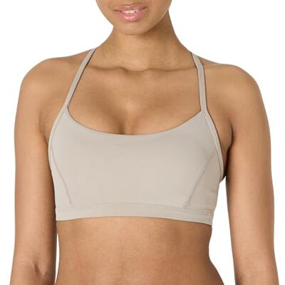 Amazon Essentials dam aktiv FormFlex Buttery mjukt ljus support Y-back tunn rem yoga sport-bh, Mullvadsbrunt, XXL Amazon Essentials dam aktiv FormFlex Buttery mjukt ljus support Y-back tunn rem yoga sport-bh, Mullvadsbrunt, XXL