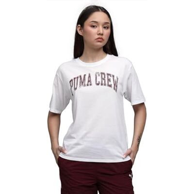 PUMA Unisex W Crew Graphic T-tröjor (paket med 1) PUMA Unisex W Crew Graphic T-tröjor (paket med 1)