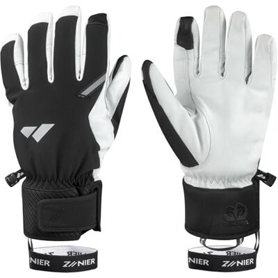 Zanier Unisex Laserz.Tw 2.0 Handskar, Black/White, 10 Zanier Unisex Laserz.Tw 2.0 Handskar, Black/White, 10