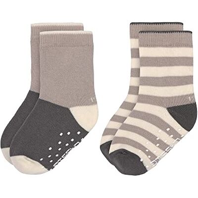 Lassig LÄSSIG Unisex Barn- och Babystrumpor Halkfria strumpor, Antracit Taupe, 23-26 EU Lassig LÄSSIG Unisex Barn- och Babystrumpor Halkfria strumpor, Antracit Taupe, 23-26 EU