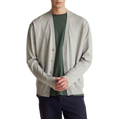 United cardigan tröja herr, Grå, L United cardigan tröja herr, Grå, L