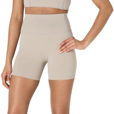 Amazon Essentials dam aktiv FormFlex fjäril mjuk hög midja 12,7 cm yoga biker shorts, Mullvadsbrunt, L Amazon Essentials dam aktiv FormFlex fjäril mjuk hög midja 12,7 cm yoga biker shorts, Mullvadsbrunt, L