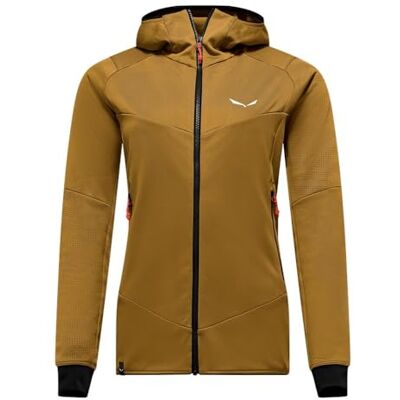 Salewa Sella Crevasse huvjacka W, gyllene brun, 2XL Salewa Sella Crevasse huvjacka W, gyllene brun, 2XL
