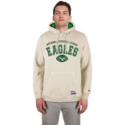 Philadelphia Eagles Unisex Nfl 3:e ner pullover med huva klassisk sten officiell lag färg tröja med huva Philadelphia Eagles Unisex Nfl 3:e ner pullover med huva klassisk sten officiell lag färg tröja med huva