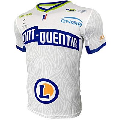 Saint-Quentin Basketball Basketball Basketball Saint-Quentin officiell trikot hemma, 2019-2020 XX-small vit Saint-Quentin Basketball Basketball Basketball Saint-Quentin officiell trikot hemma, 2019-2020 XX-small vit