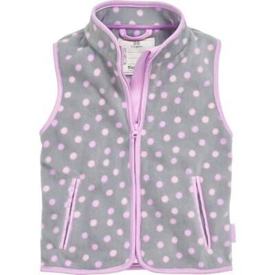 Playshoes Unisex barn fleece väst utomhus topp, Punkter, 152 Playshoes Unisex barn fleece väst utomhus topp, Punkter, 152