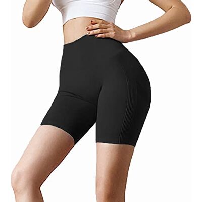 EULLA Yoga Shorts för kvinnor, #06 Sexig Svart Kort, S EULLA Yoga Shorts för kvinnor, #06 Sexig Svart Kort, S