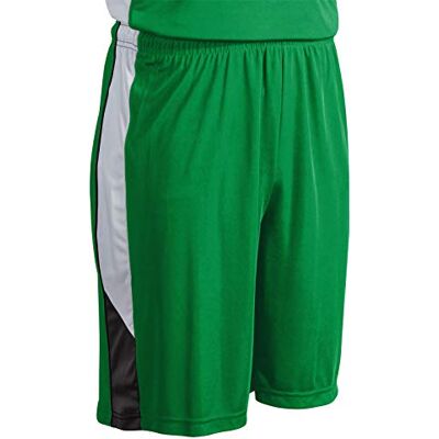 Champro Herr Bbs21akybws Rebel polyester basketshorts, Kelly Green, svart, vit, small Champro Herr Bbs21akybws Rebel polyester basketshorts, Kelly Green, svart, vit, small