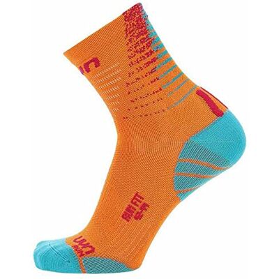 UYN Passar strumpa orange/turkos 38 UYN Passar strumpa orange/turkos 38