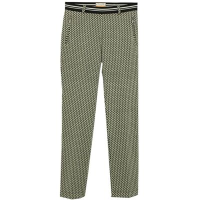 RAPHAELA by Brax dam Lillyth svart och vit graphic jersey byxor, svart/vit, 27W x 30L RAPHAELA by Brax dam Lillyth svart och vit graphic jersey byxor, svart/vit, 27W x 30L