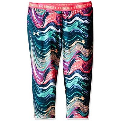 Under Armour flickor tryckt capri-lila himmel, ungdom/X-small Pine Shadow XL Under Armour flickor tryckt capri-lila himmel, ungdom/X-small Pine Shadow XL