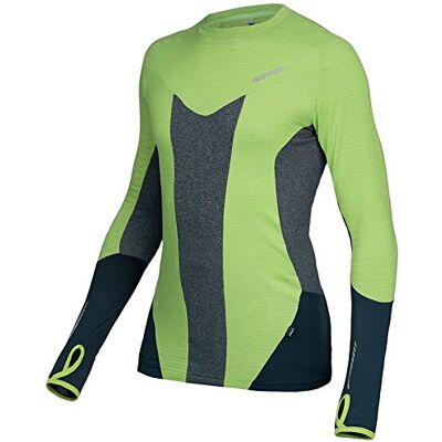 Rottefella Män Dynamic Warm Round Neck Bashuvud, signalgrön, M Rottefella Män Dynamic Warm Round Neck Bashuvud, signalgrön, M