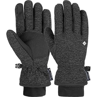 Reusch Återanvändbara kvinnor Loraine R-tex handskar asphalt melange 7 Reusch Återanvändbara kvinnor Loraine R-tex handskar asphalt melange 7