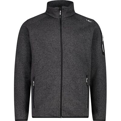CMP Giacca in Pile Mélange Knit Tech Jacka för män CMP Giacca in Pile Mélange Knit Tech Jacka för män