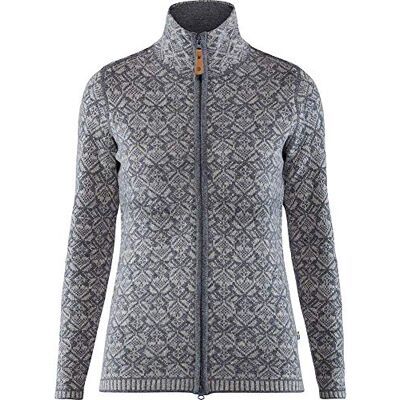 Fjällräven dam snöcardigan W tröja grå XXS Fjällräven dam snöcardigan W tröja grå XXS